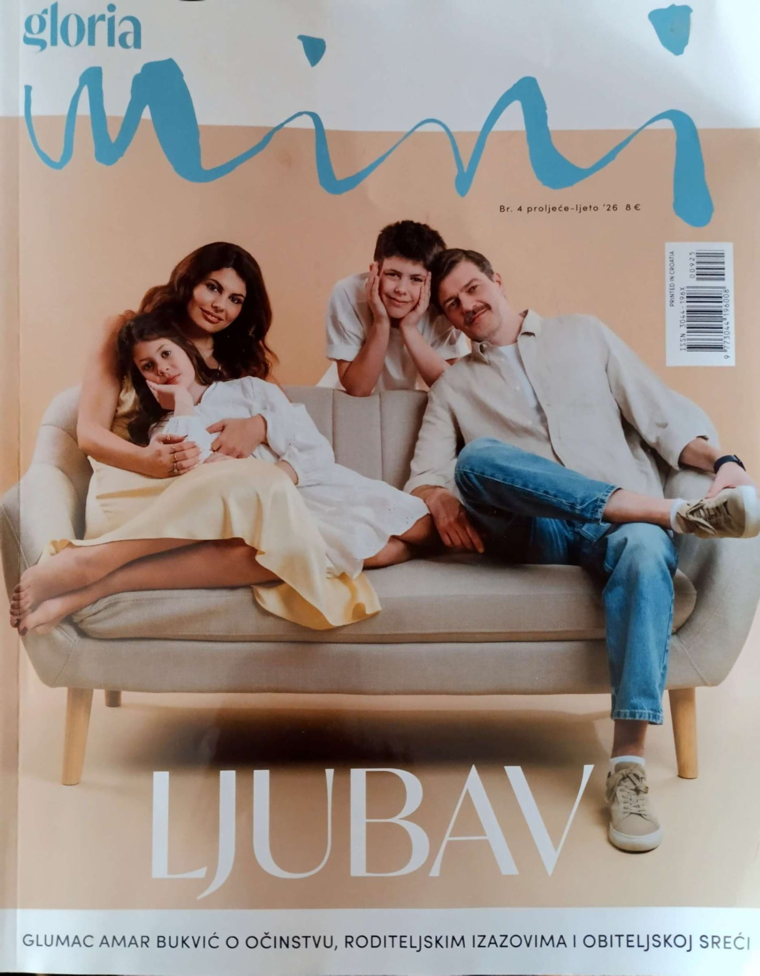 Naslovnica Gloria Mini, ožujak 2026., mješovite obitelji, autor psihologinja Marina Smernjak Ivančić
